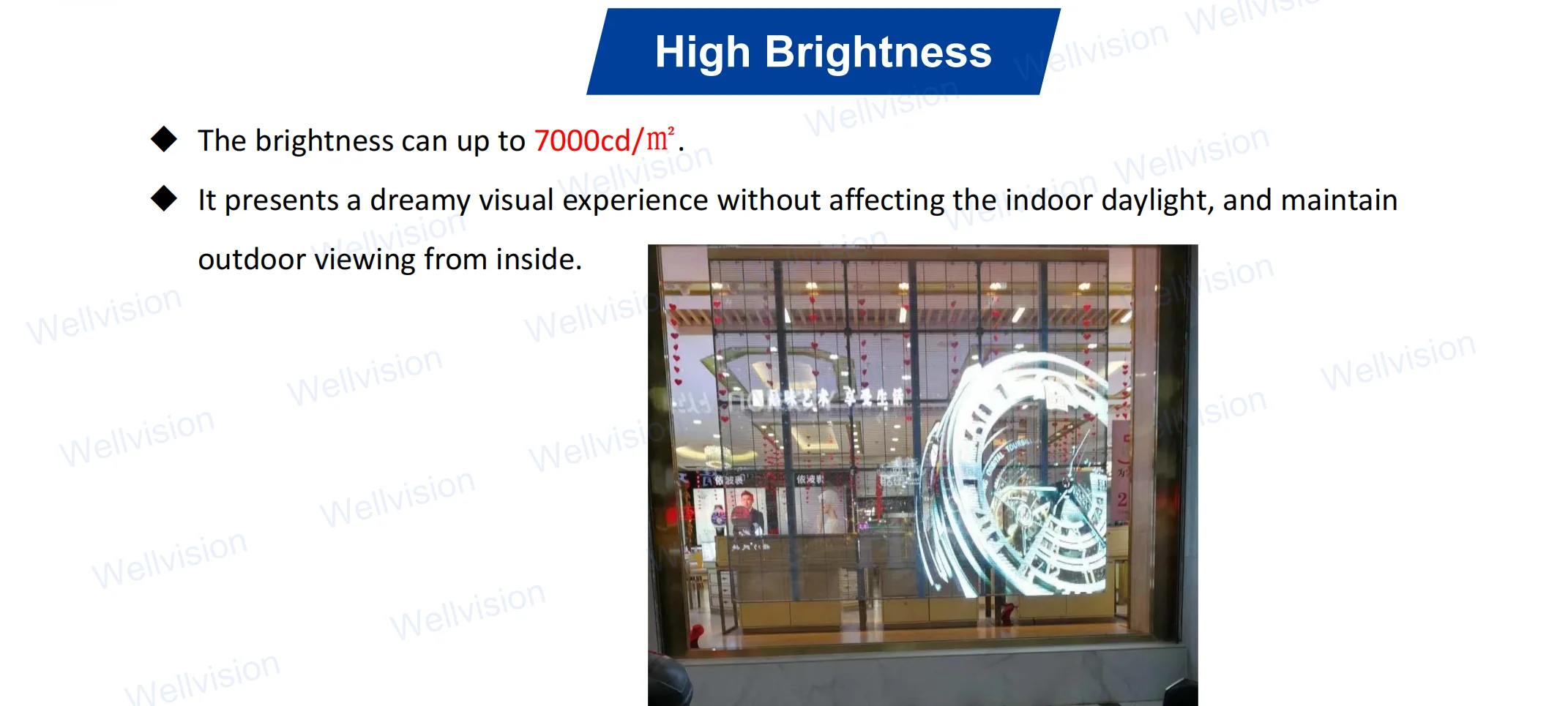 Easy Hanging Installation P10.42 Transparent Led Screen Inside Outside Window Use See-through Led Display