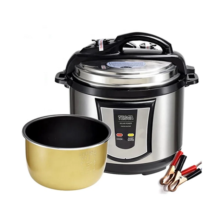 Electric Pressure Cooker 12V Dc Solar Cooker Big Capacity 5L Hot Sales