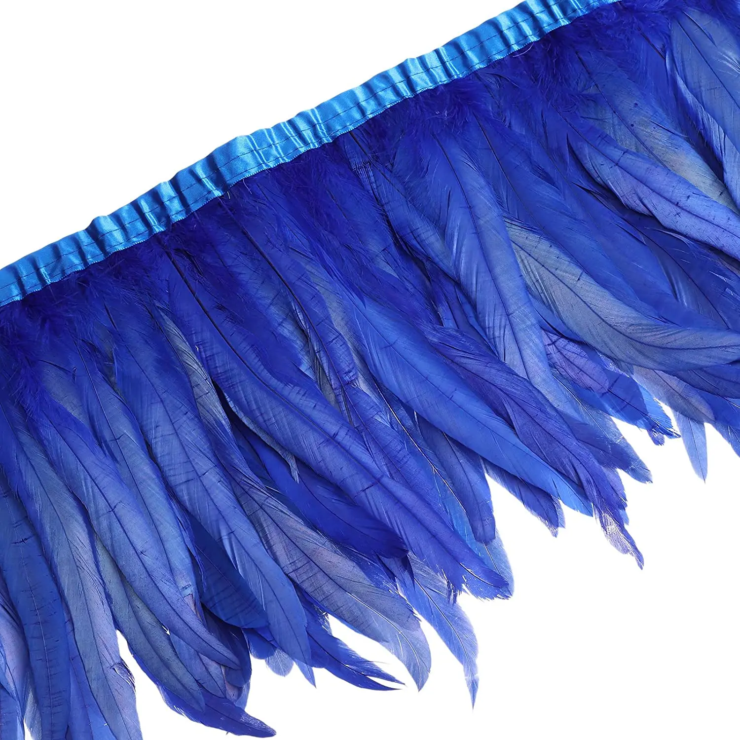 25-30 cm 10-12 inch Feathers Fringes Lot Rooster Tail Feather Trims for Needlework DIY Handicrafts Clothes Carnival Accessories