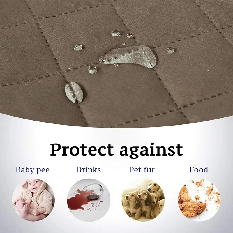 Modern Anti-Slip & Waterproof Sofa Cover Original Factory Furniture Protection with Elastic Band Made Chenille Spandex Cotton