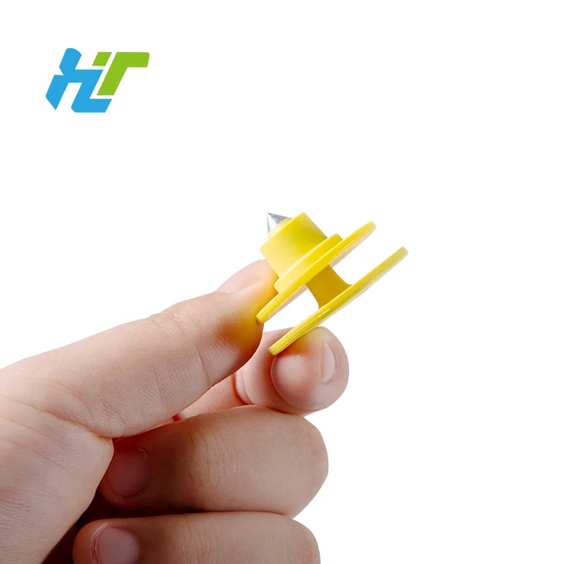 TPU пластиковая UHF RFID Ушная бирка для животных CH0019 + CH0002 крупного рогатого скота
