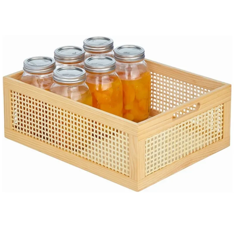 Crates Large Fruit Vegetable Storage Basket Box Basket for Gift Rustic Wood Decorative Shipping Wooden China Vegetable Packing