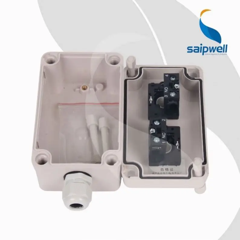 1/2/3/4 Way Start Stop Push Button box Remote Control Enclosure Custom hole drilling empty push button operations Motor control