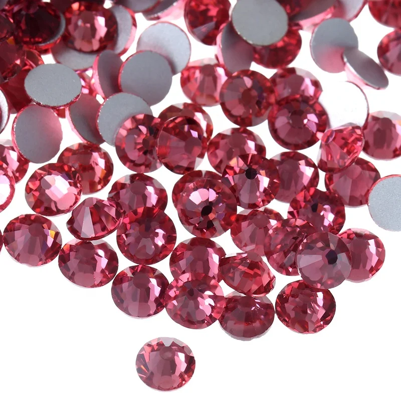 High Quality Glass Flat back rhinestones non hotfix Nail Rhinestones For DIY mugs Craft decoration