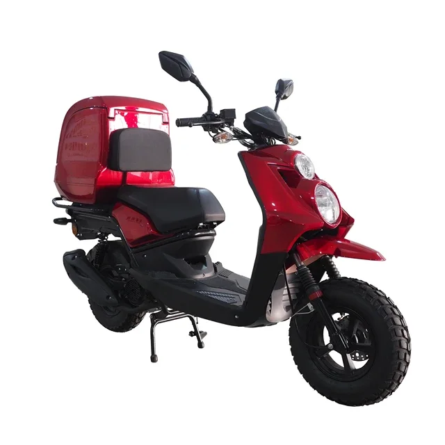 50CC мопед для ресторана китайская фабрика оптовая продажа доставка еды газовый мотоцикл скутер с большим багажником