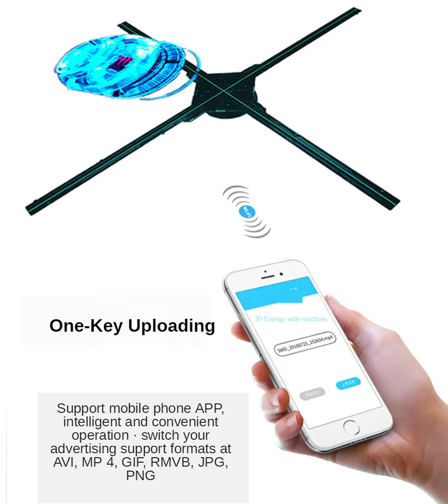 Original Brand New ODM Best 3d Hologram 50cm Hologram 65cm 3d Hologram Fan 75cm 3d Holographic Display Low Price