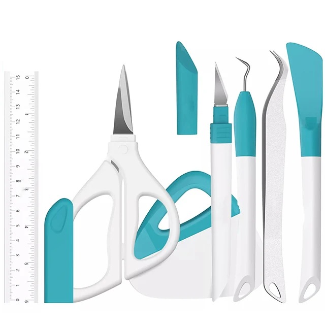 Vinyl Art Crafting Carving Weeding Tool Set Craft Weeding Tool Kit Set For Cricut Silhouette Cameo Basic Tools Kit Vinyl Set