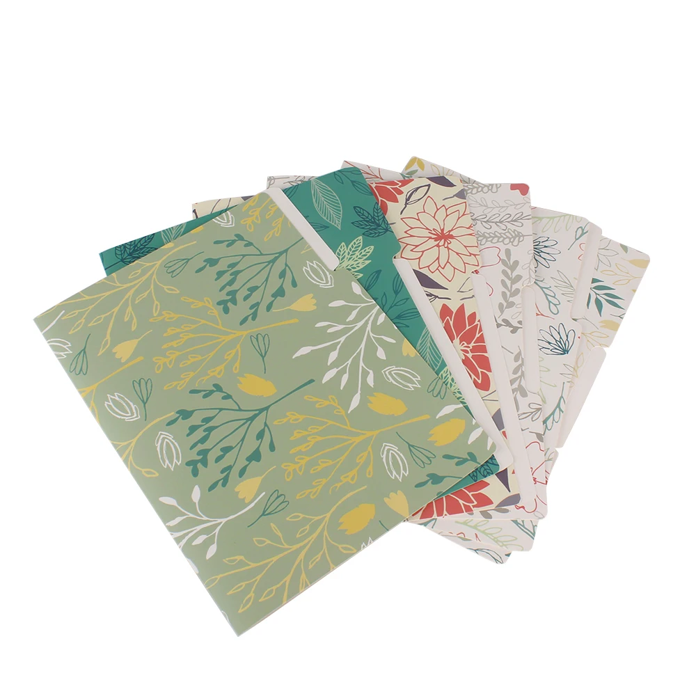 Office Supplier Portable Document Folder Paper a4 paper cardboard file folder with pockets