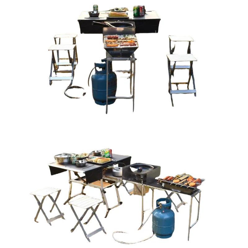 Camping Kitchen Outdoor Furniture Portable Convenient Camping Kitchen