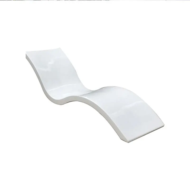 Factory Direct Sale Modern Hotel Beach Swimming Pool Chaise lounge Patio Set Garden Lounge Outdoor Furniture Plastic Sun Lounger