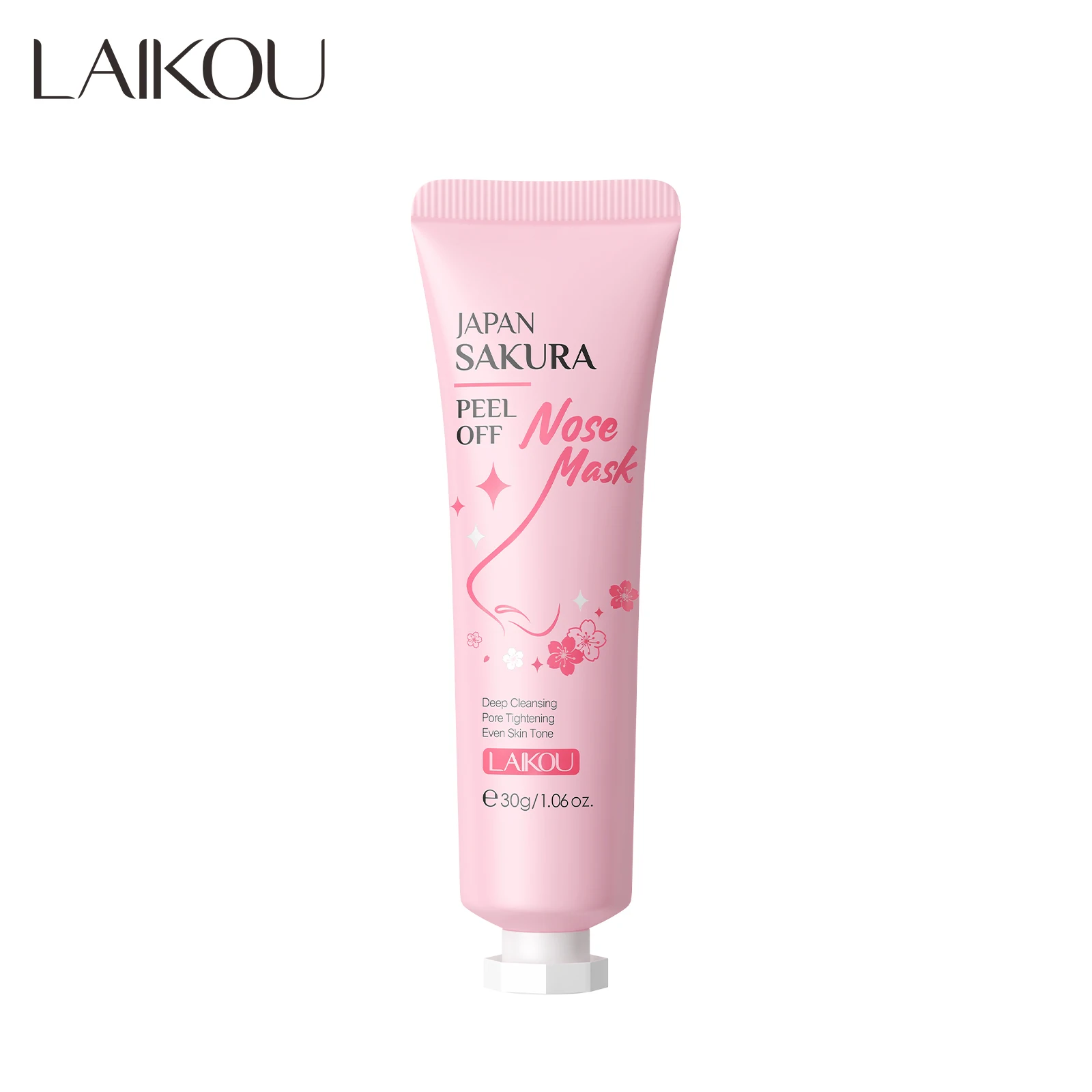 LAIKOU JAPAN SAKURA Natural Blackhead Remover Mask Peeling Off Nose Mask Face Cleaning Pore Strips