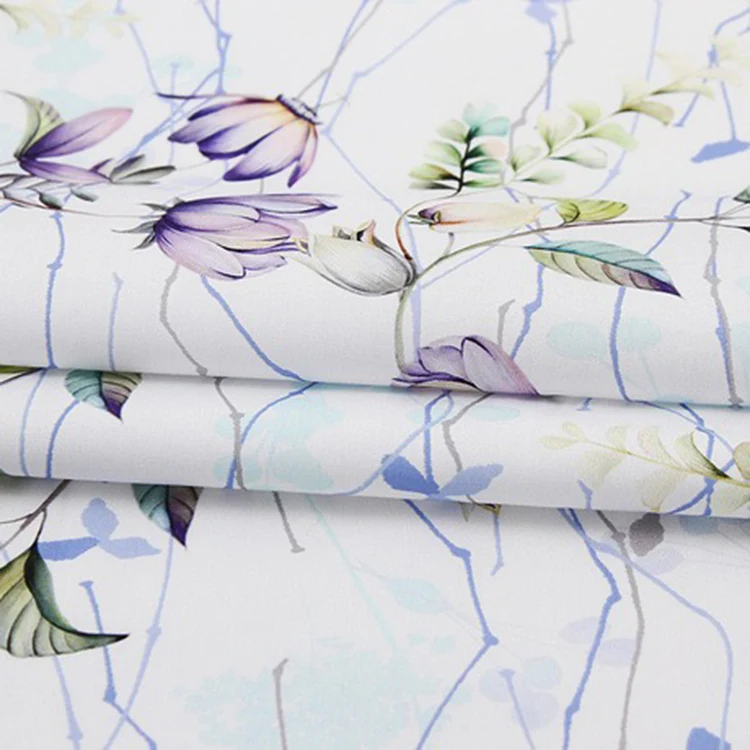 
New fashion 100% cotton muslim custom digital printing textile fabric 