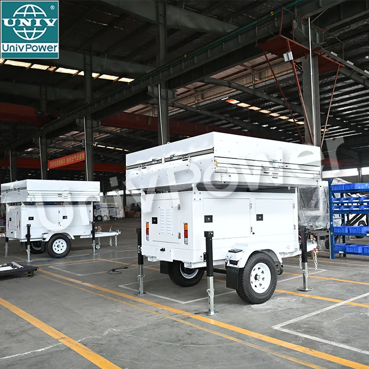 Генератор солнечной энергии 5000 Вт, трейлер с солнечной энергией, 10 солнечных панелей