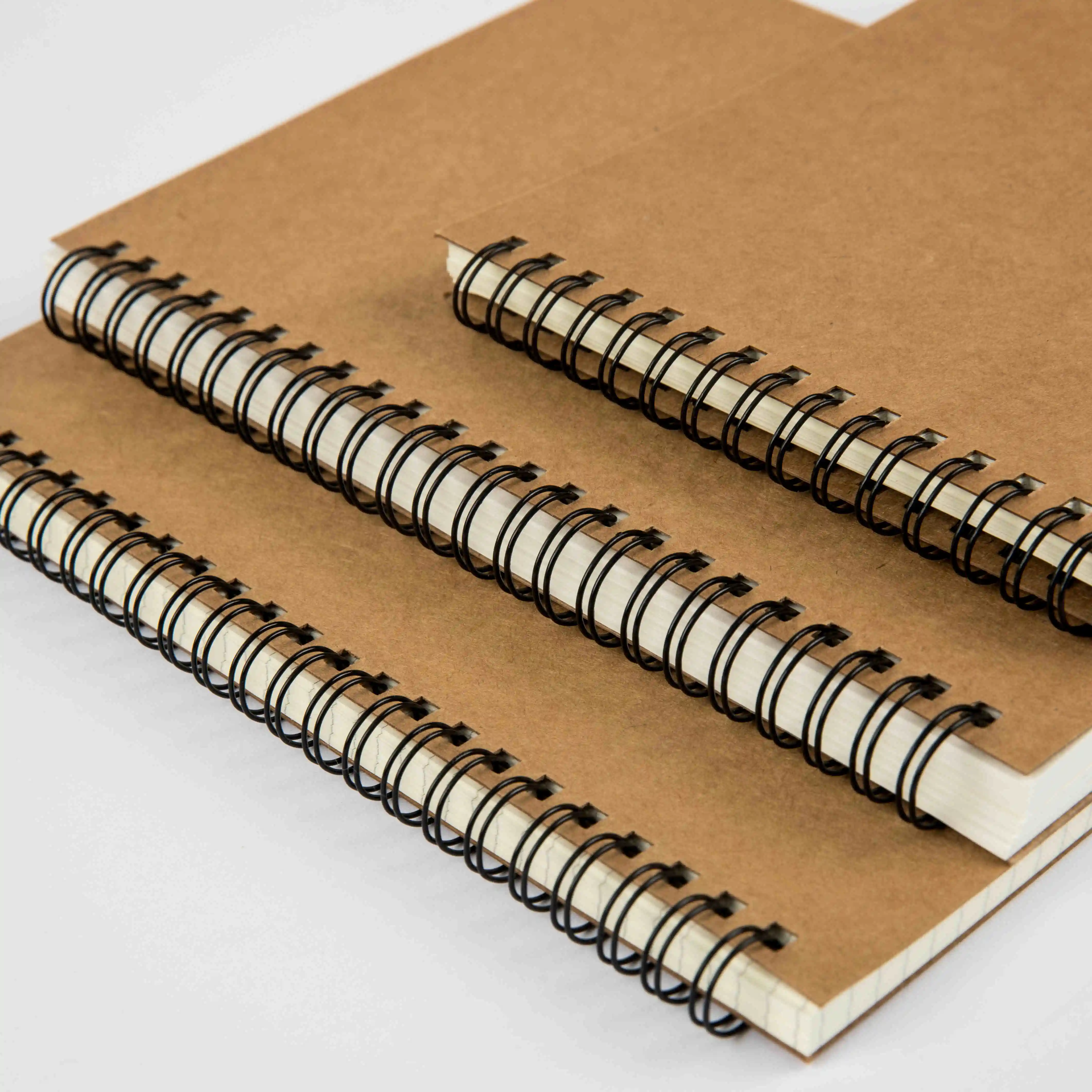 school stationary items student note book A4 A5 kraft paper  dotted diary spiral notebooks