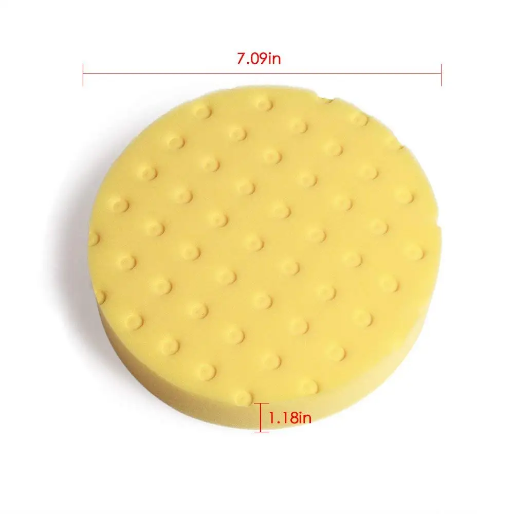 SPTA Deals Pad Buffing Foam Sponge Buffing Polishing Pad Kit Set For Car Polisher Sanding Polishing Buffing_2