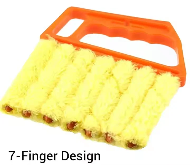 Dusting Cleaner Tool for Window Shutters Washable Mini Dust Cleaner Brush Air Conditioner Duster Dirt Cleaner for Housework