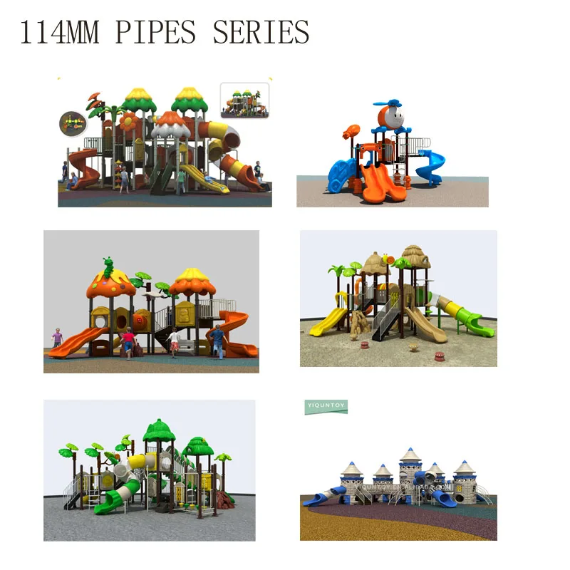 2019 kids children colorful large cheap attractive kids playground outdoor