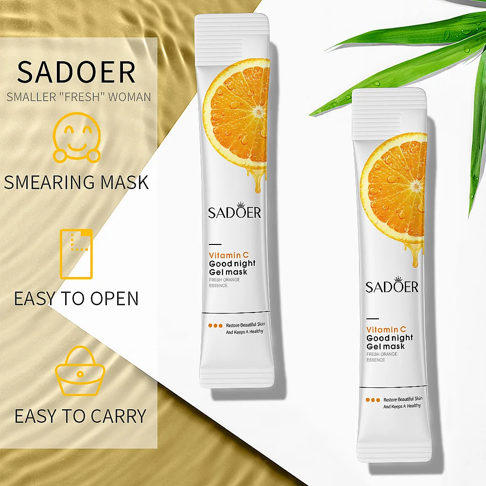 BIOAQUA SADOER Skin Care Anti Aging Collagen Good Night  Gel Facial Mask Whitening Hydrating Sleeping Face Mask