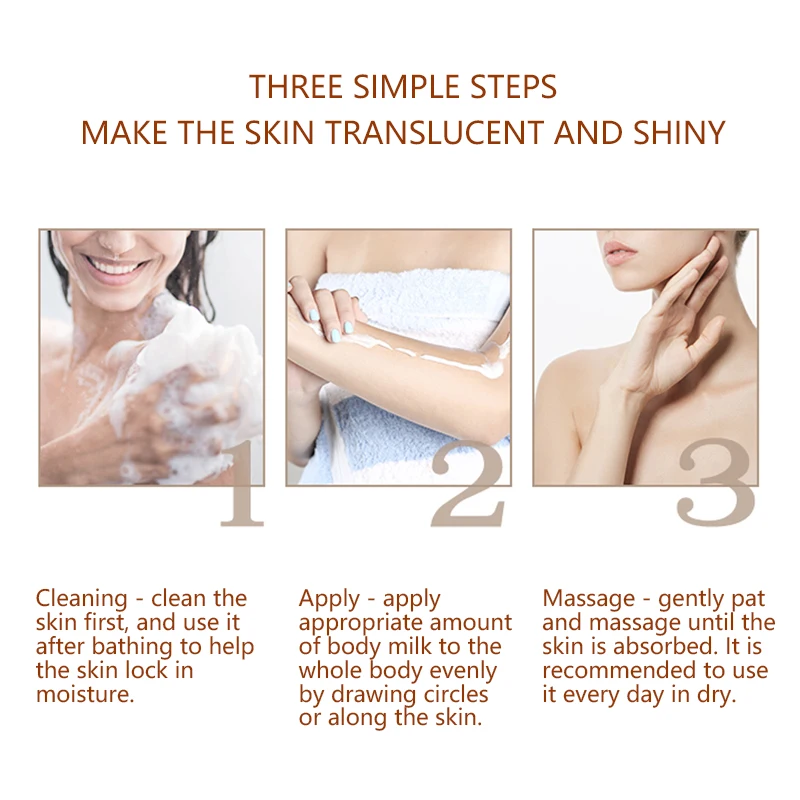 Private Label Organic Natural Kojic Acid Vitamin E Skin Care Lightening Moisturizing Nourishing Hand Whitening Body Lotion Cream