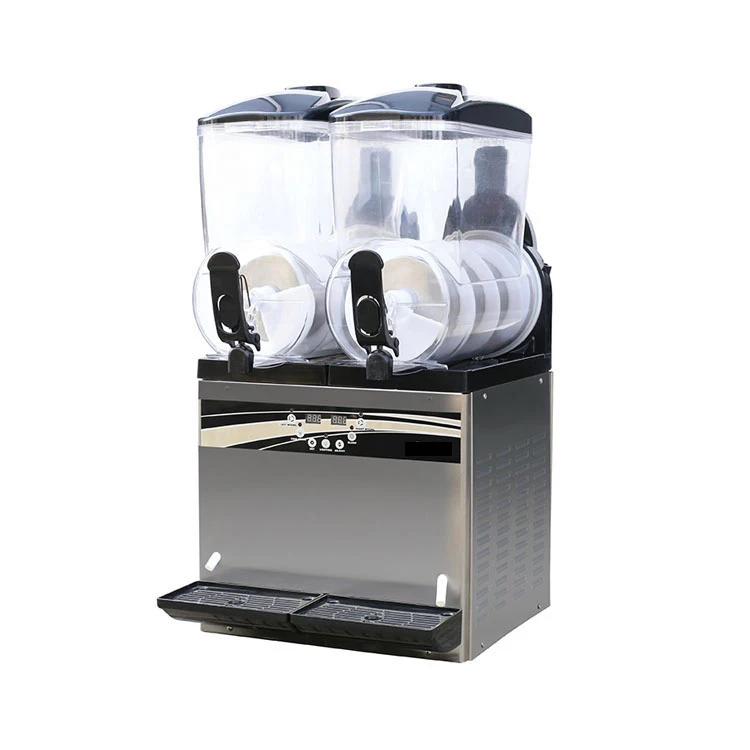 Automatic 3 Tanks Slush Machine Food Grade Cold Drink Fruit Vegetable Juicer Dispenser Beverage For Sale