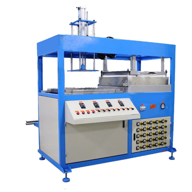 Single Station PET Fruit Tray Vacuum Plastic Forming Machine