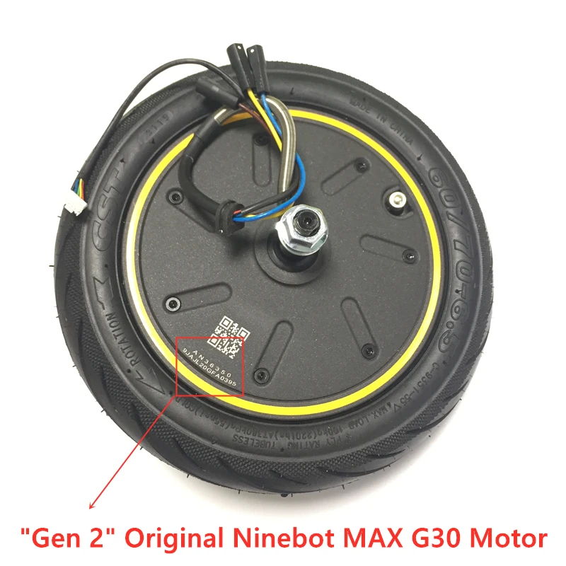 Оригинальный комплект мотора ступицы колеса для Ninebot MAX G30 Kick e Scooter G30P запчасти электроскутера