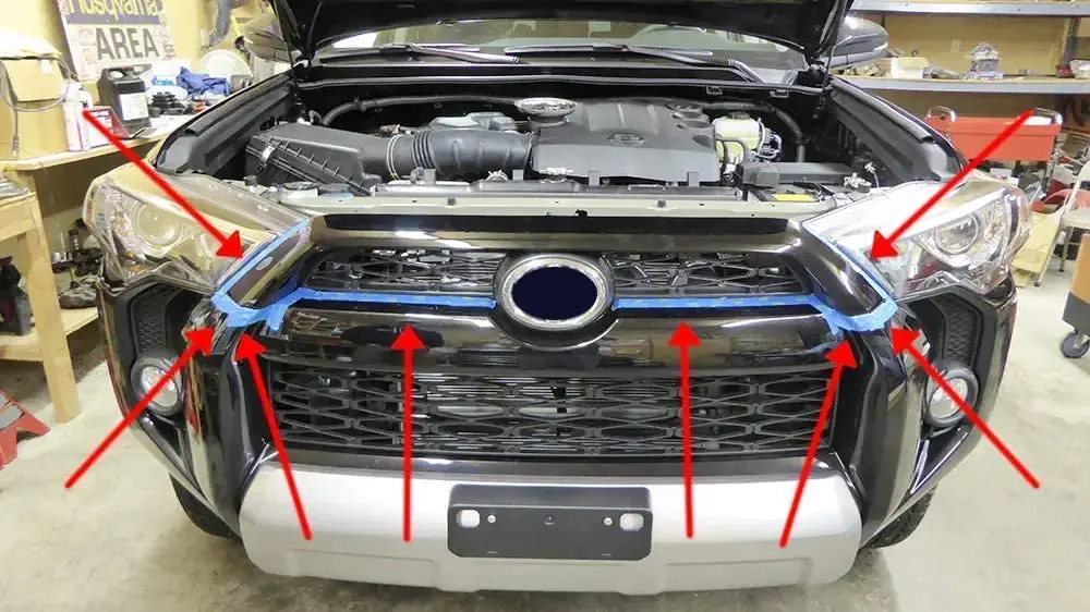 Spedking 2014 2015 2016 2017 2018 2019 4x4 аксессуары Запчасти автомобиля Тюнинг-пакет спереди ТРД pro сетка решетка для Toyota 4runner