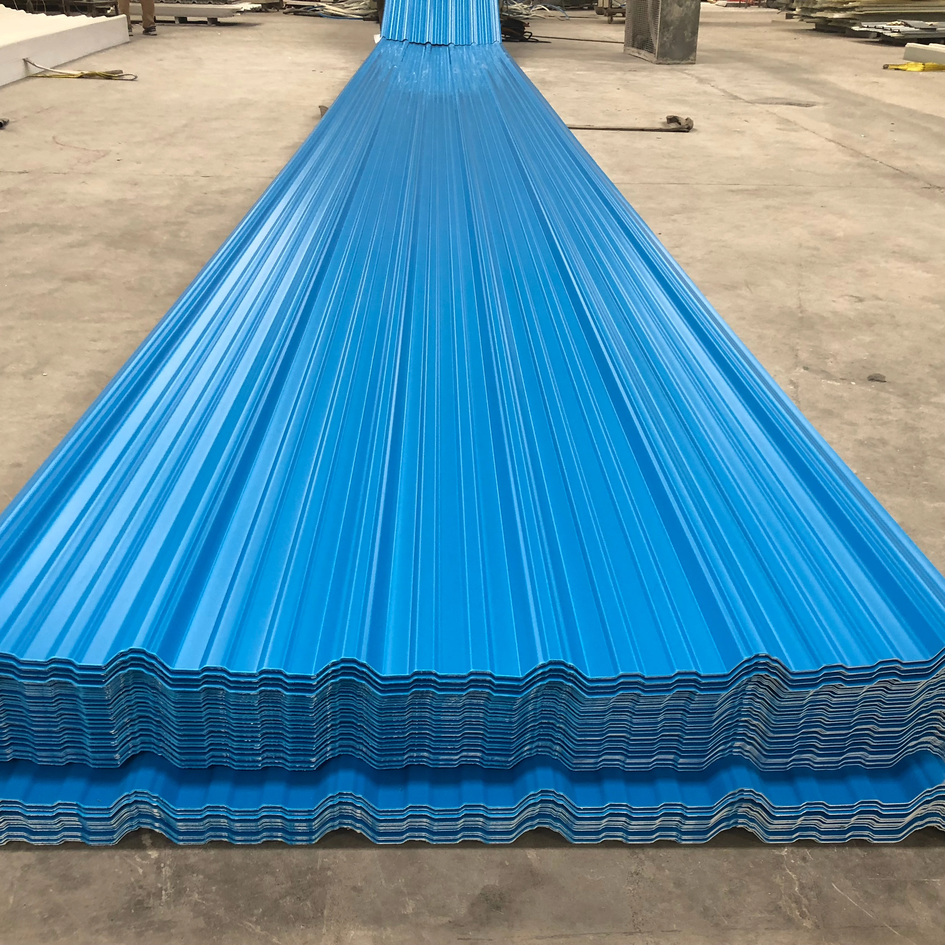 Fireproof asa upvc plastic pvc roofing sheet bent tiles for shed