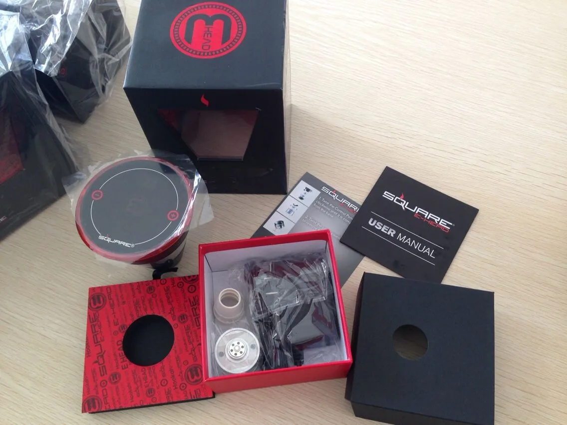 
in stock!!!Square electronic shisha e hookah square ehead 