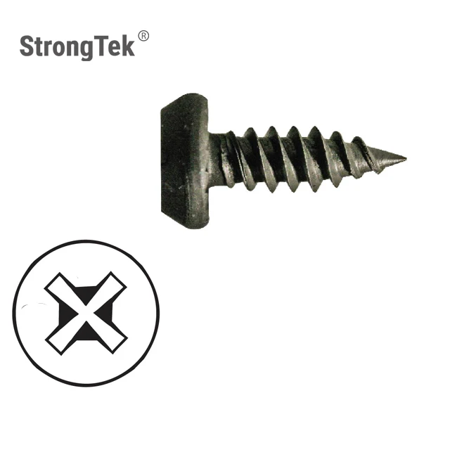 #7 #6 Phillips Pan Head #2 Drive Size Fine Thread Gray Phosphate Sharp Point  drilling point Framing Drywall Screw