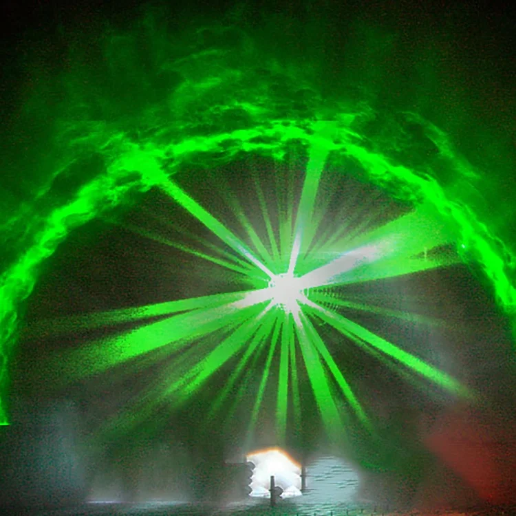 3D Large Water Curtain Screen Fountain Hologram projection for Movie Fountain Projector