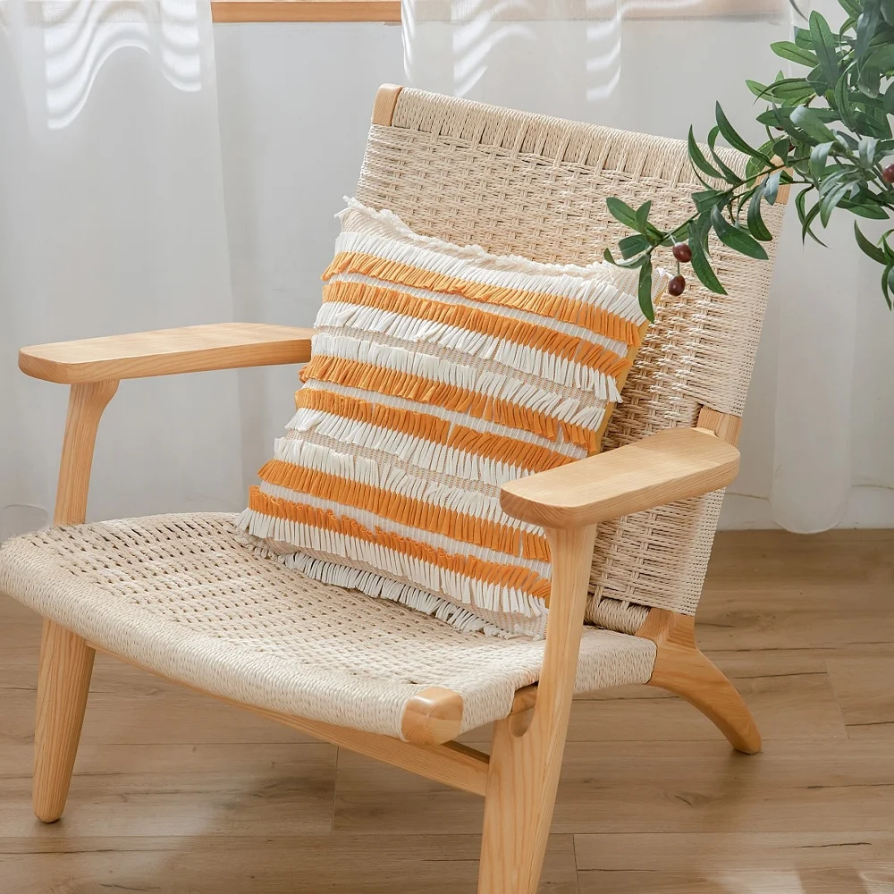 Factory Wholesale Home Decoration Pillowcase New Design 45x45 Boho Pillow Cushion Cover