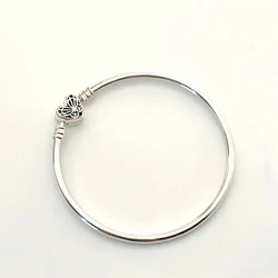 Factory wholesale S925 sterling silver snake bracelet with Silver Clasp for pandoraer bracelet fine jewelry