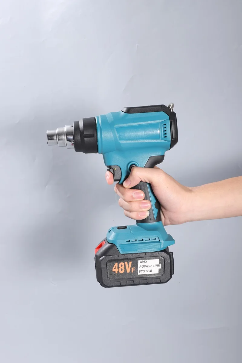 Home Battery Power Temperature Adjustable Hot Air Blow Gun Home Industrial Electric Heat Gun