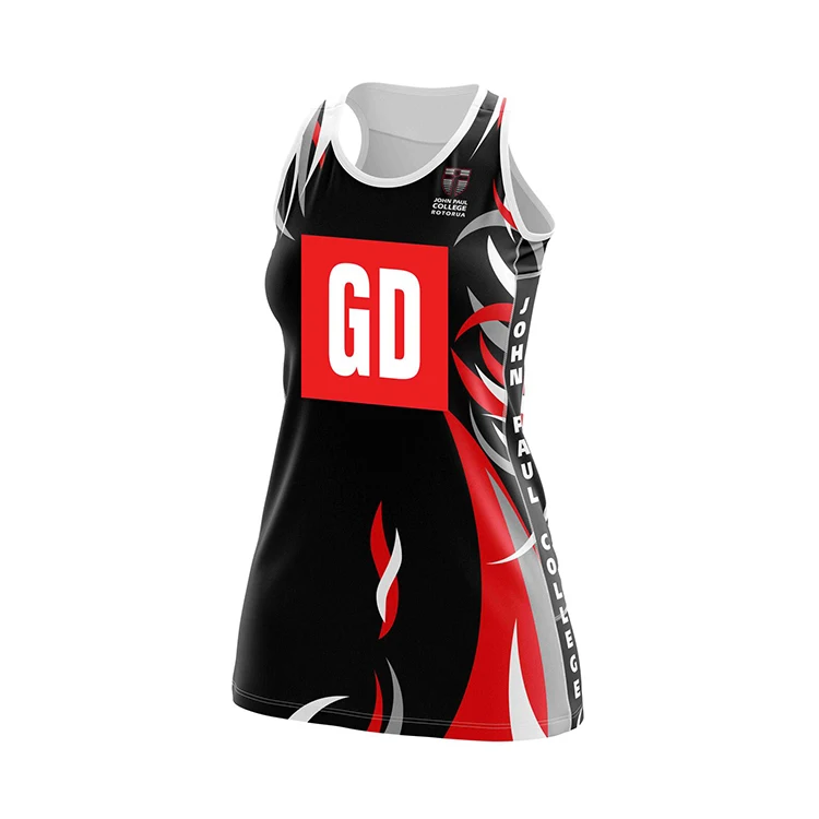Пользовательские нагрудники Netball для теннисной одежды Униформа с сублимационной