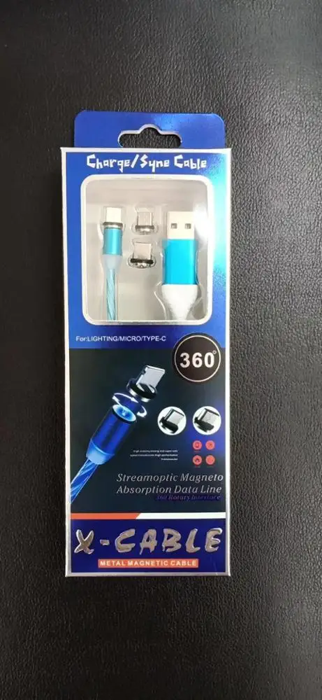 3 в 1 светодиодный магнитный usb-кабель для быстрой