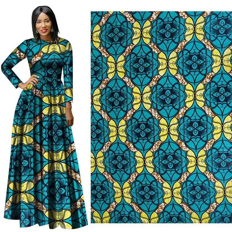
Nigeria Ankara African wax printed cotton fabric 