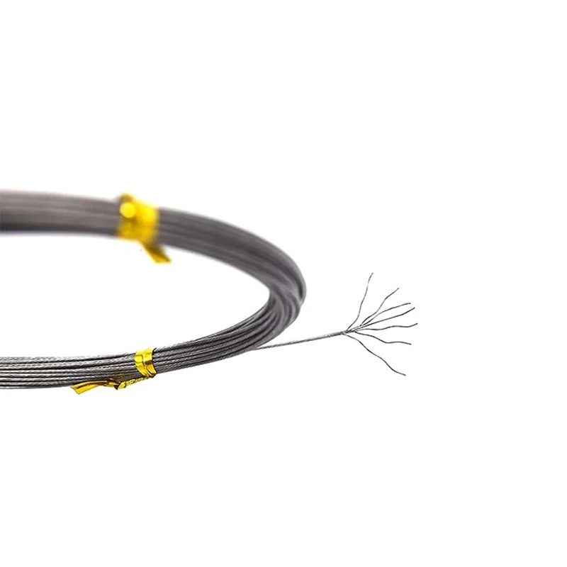 Wholesale 0.3mm-0.8mm Nylon Coated Stainless Steel Fishing Wire Line