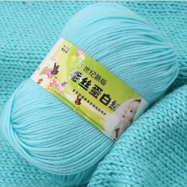 Bojay Wholesale Worsted 100% Acrylic Yarn For Knitting Fancy Sof Cloth Baby Sweater Yarn Fashion Acrylic Milk  Cotton 6ply Yarn