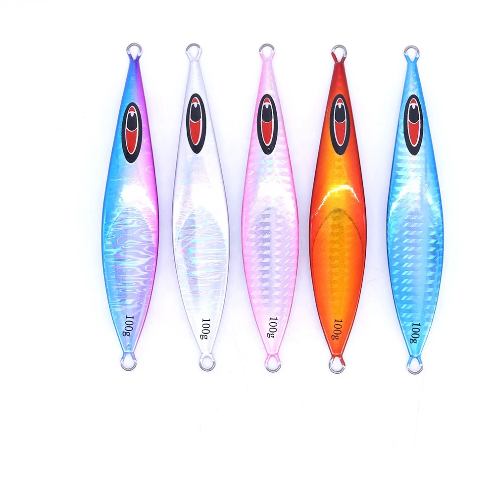 JiggingPro Rector Jig Lures Pesca Isca Fishing Bait Boats 60g 80g 100g 160g 210g Slow Pitch Jigs Fishing Lures