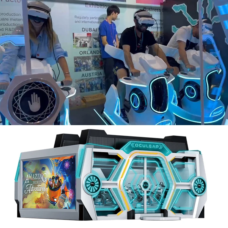 2024 Latest VR simulator easy operate vr Cinema 5D 7D 9D VR Flying Rider for Theme Park Amusement Park for 4/8 people