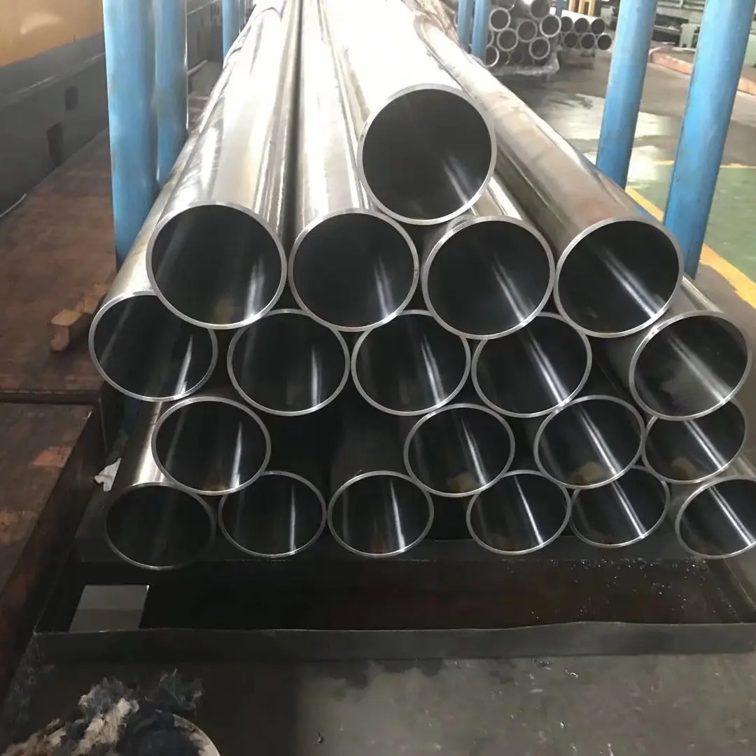 Skived roller burnished SRB honed tubing ST52 H8 Seamless honed tubes for Crane