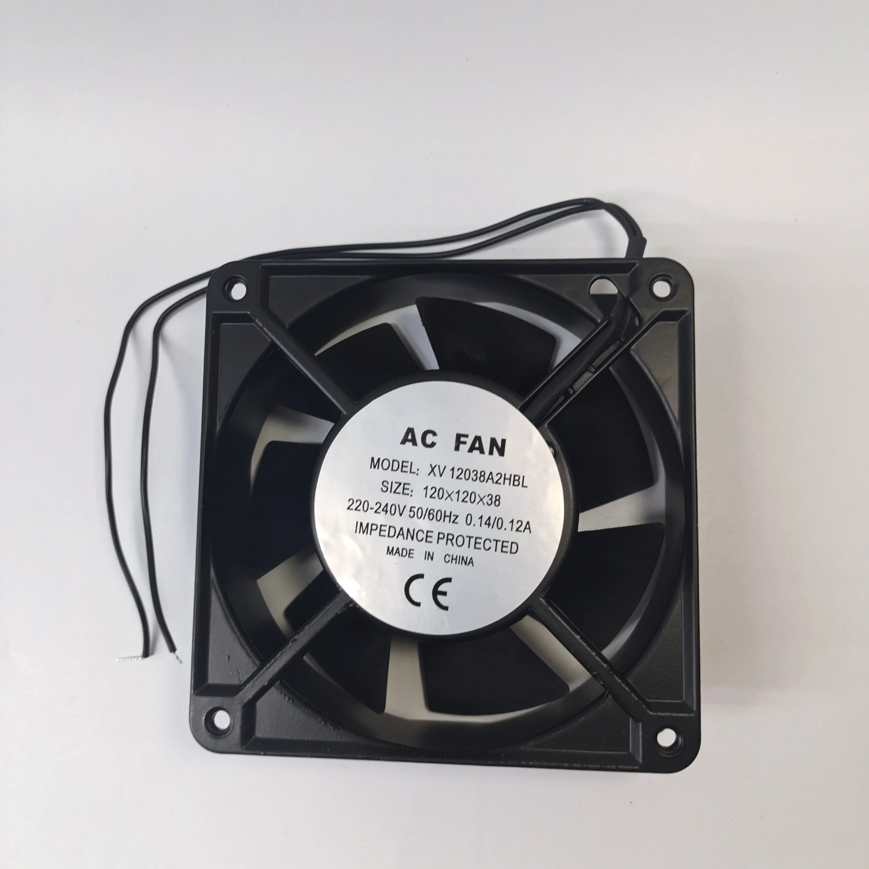 brushless industrial  cooling Refrigeration and heat dissipation axial fan 120x120x38mm Copper wire fan