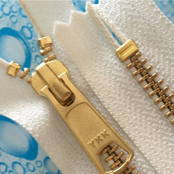 opened Closed end Auto-lock metal resin Nylon zipper for down jacket