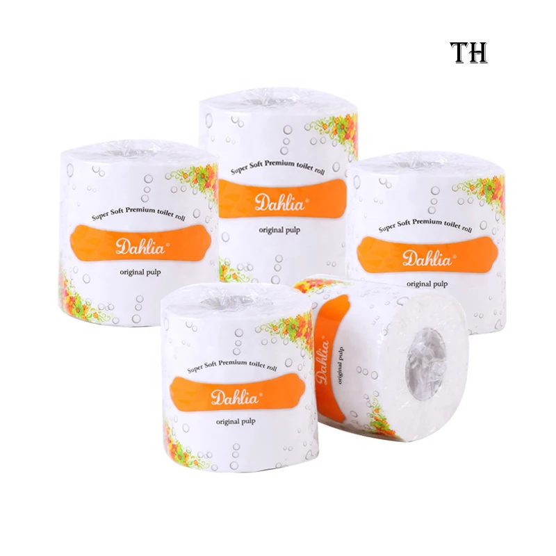 customized Toilet tissue virgin wood pulp toilet  roll soft toilet paper from verified factory