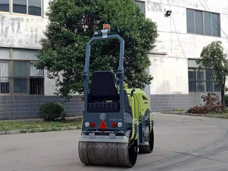 ST1500 1.5 ton 1.8 ton 2 Ton Double Drum Asphalt Road Roller