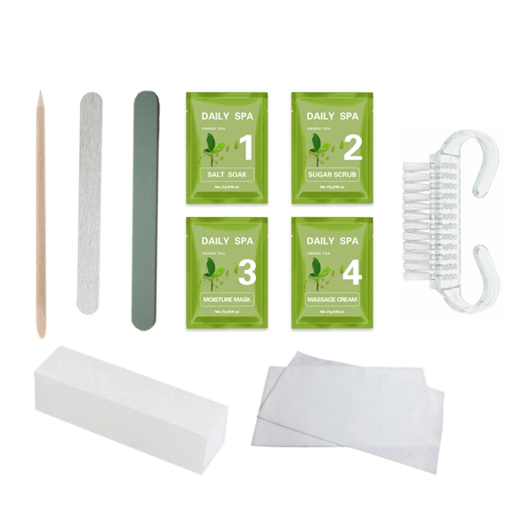 6 8 10 Pieces Professional Custom Package Manicure and Pedicure Kit Spa Salon Nail Tool Sets Disposable Mini Manicure Kit