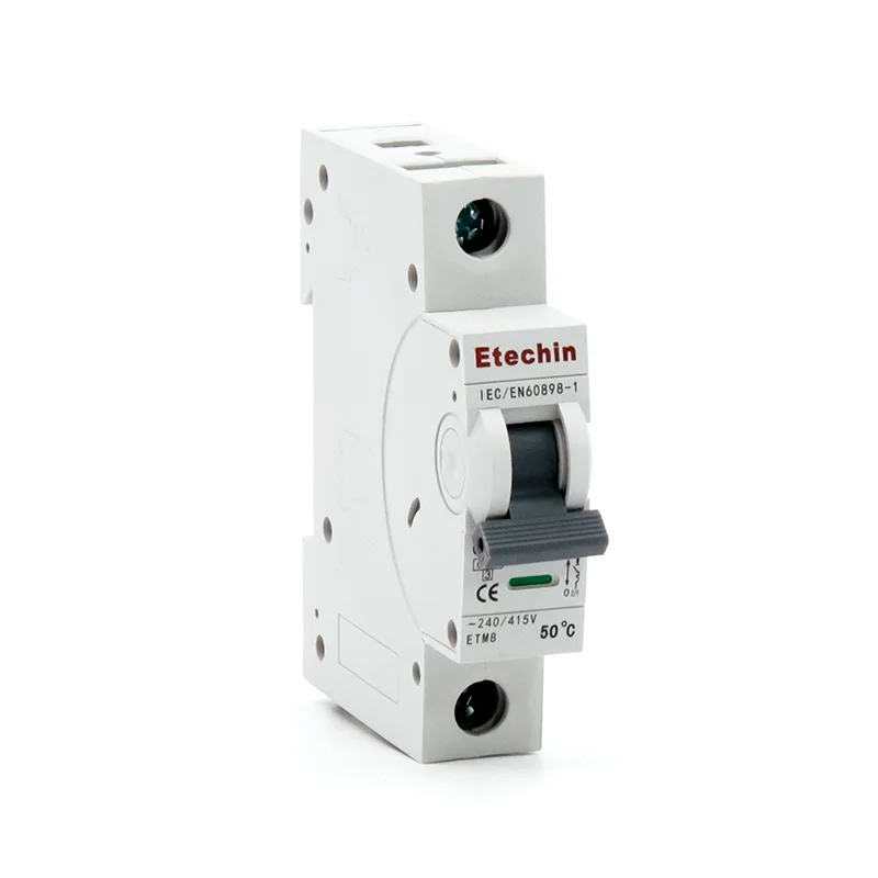ETM8-M MCB Mini Miniature circuit breaker 6KA Kema 6a 10a 16a 20a overload short AC power safty home high quality Din Rail Mount