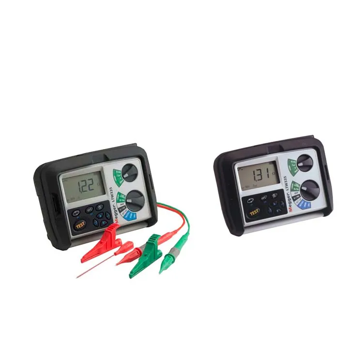 Megger LTW425-EU-BS Loop Impedance Tester (High Resolution) - Two Wire Non Tripping USB Plug Test Lead + unfused Lead Set