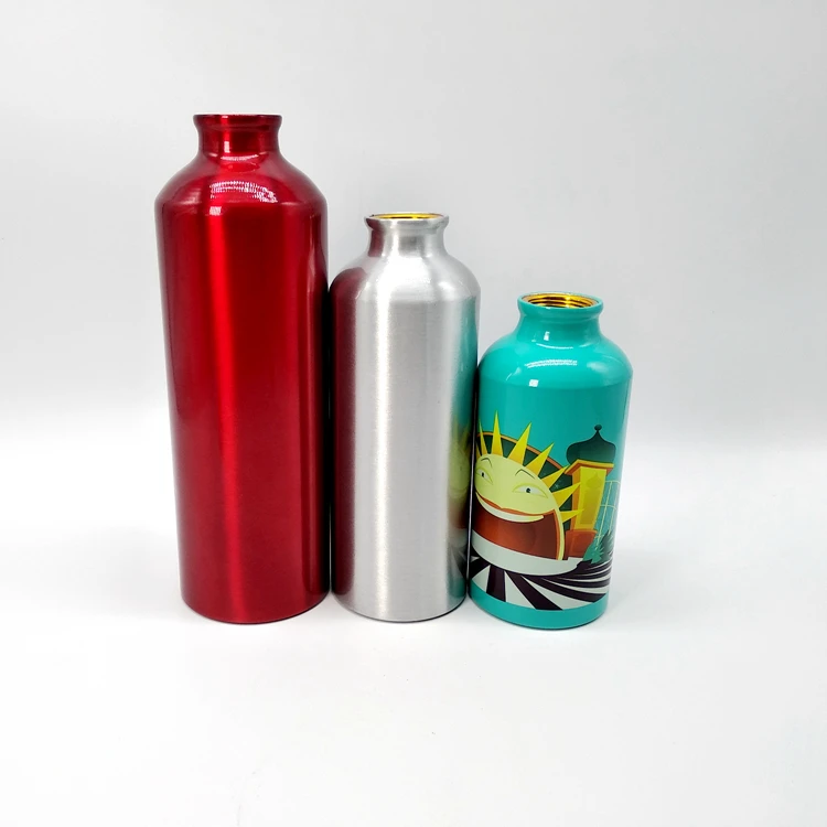 China Manufacture Oem Color Aluminum 1000Ml Water Bottle 1L Logo Golden Aluminum Bottle